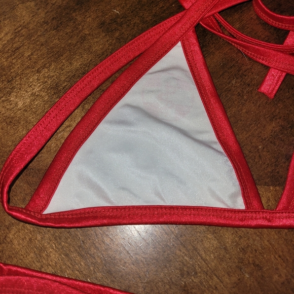 Sexy Skimpy 2pc Nurse Outfit Tri-Top with Mini Skirt Cosplay Lingerie Set - Picture 7 of 9